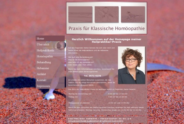 Karin Nebel-Durst Heilpraktiker-Praxis, Praxis fr Homopathie // 97688 Bad Kissingen