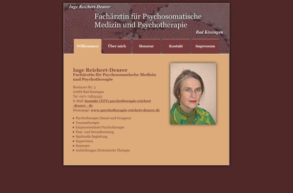 Psychotherapie Reichert-Deurer 97688 Bad Kissingen