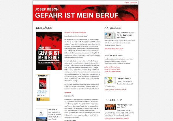 Gefahr ist Mein Beruf - Josef Resch